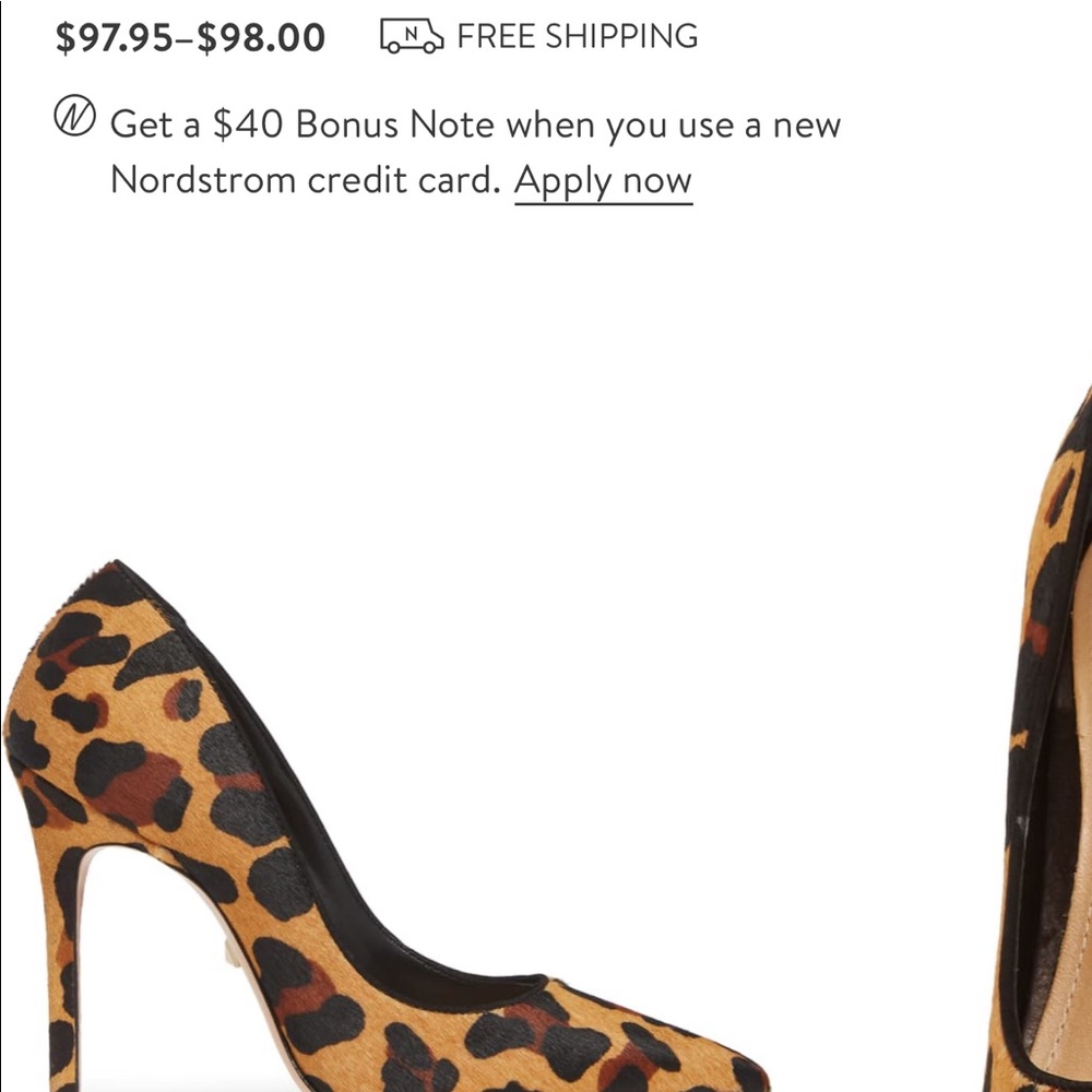 Banana Republic Leopard Heels